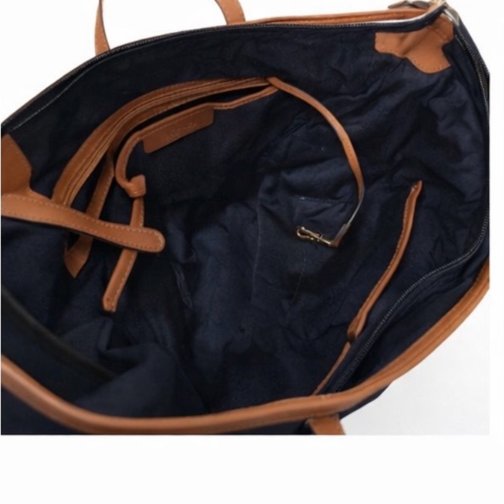 Michael Kors Navy Blue Nylon Tote • Lightweight Travel & Everyday Luxury - Picture 3 of 4